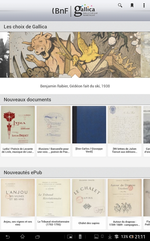 Généalogie sur Android Gallica