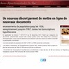 Actualité genealogie Decembre 2018 - Un décret permet de mettre en ligne de nouveaux documents d'archives