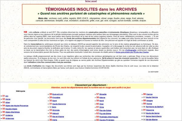 SItes Anecdotes - Geneadom