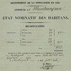 Actualité genealogie Janvier 2019 - Des foyers passés au crible en 1836