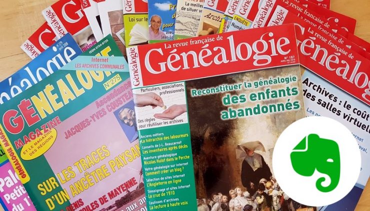 Numérisez et organisez les articles de vos magazines de généalogie