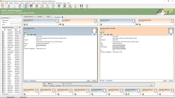 Logiciel MyHeritage - Family Tree Builder