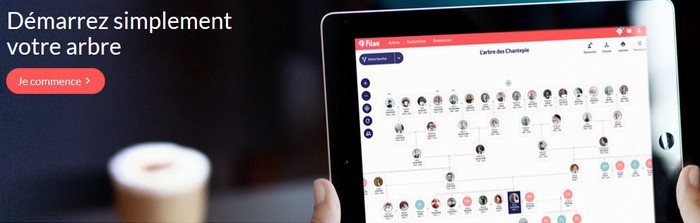 Filae gratuit ou Filae premium - Banniere arbre genealogique