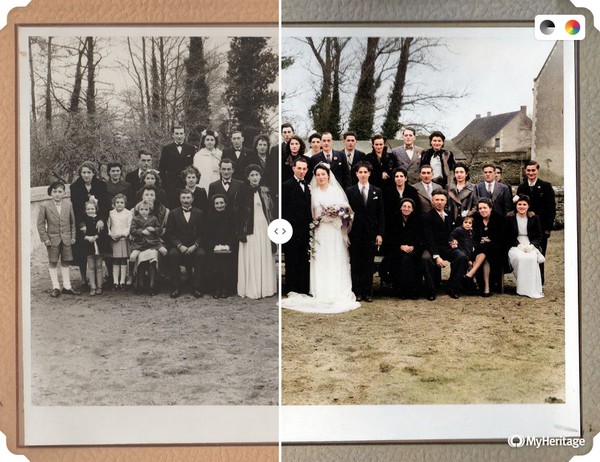 MyHeritage In Color - Mariage Bodin Fleury