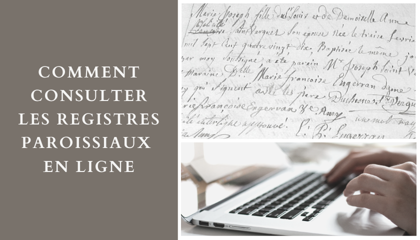 Comment consulter les registres paroissiaux en ligne