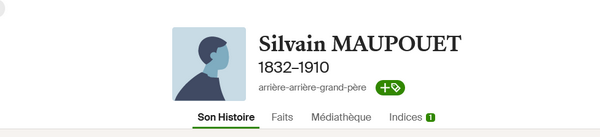 Ligne de vie - Comparaison d’Ancestry, Filae, Geneanet et MyHeritage - Ligne de vie Ancestry - Résumé Ancetre