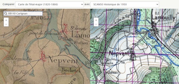 Remonter le temps - Nepvant - GenealogiePratique