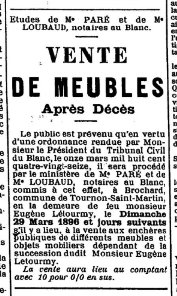 La presse ancienne pour votre généalogie - Liquidation