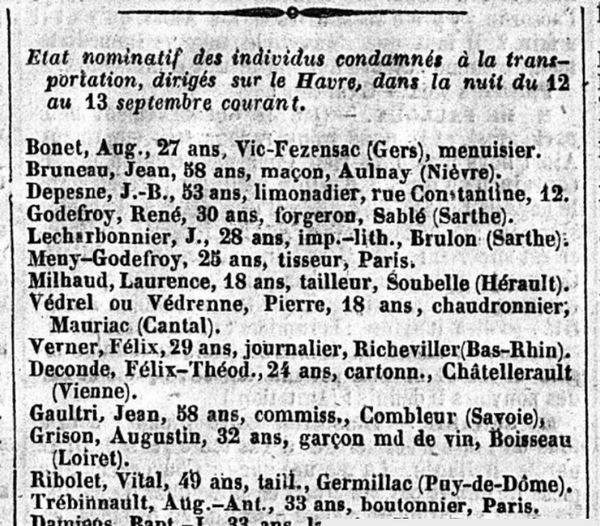 La presse ancienne pour votre généalogie - Transportation