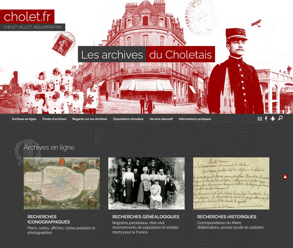 Genealogie 49 - Archives municipales de Cholet