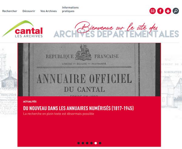 Archives départementales du Cantal