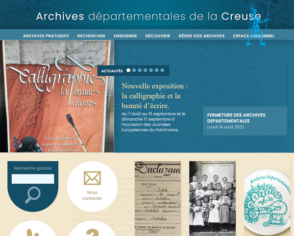 Archives départementales de la Creuse