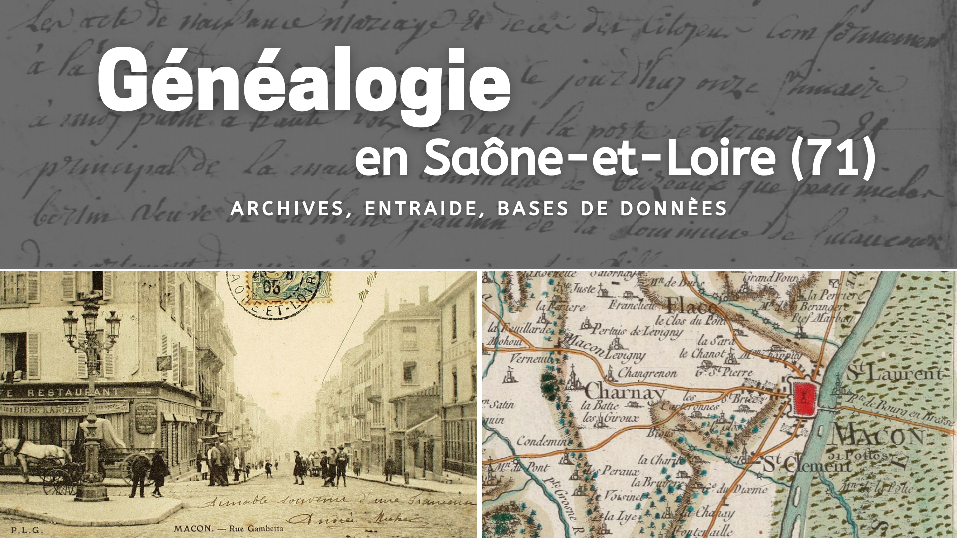 Généalogie en Saône-et-Loire (71)