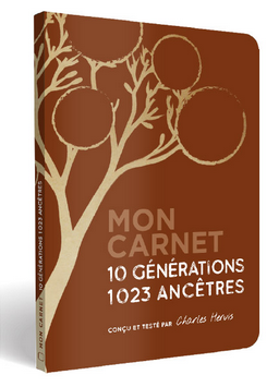 Boutique - Mon carnet 10 générations 1023 ancêtres