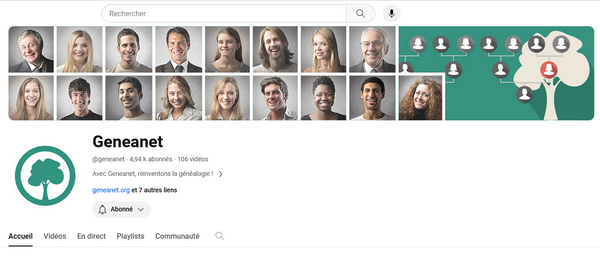 Geneanet - Youtube