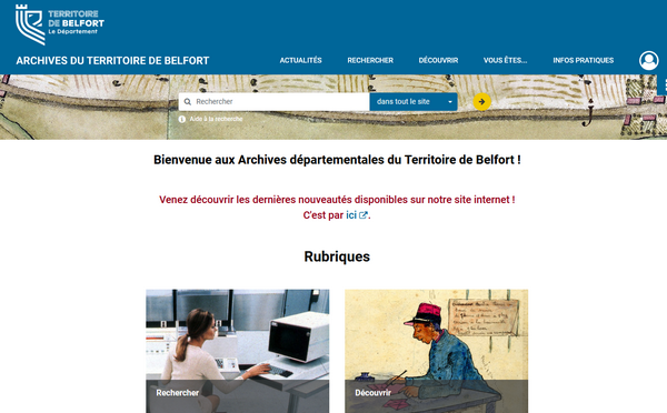 Archives départementales du Territoire de Belfort 2024